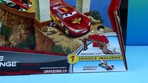 Disney Pixar Cars 2 Cliffside Challenge Track Set Lightning McQueen Francesco Race