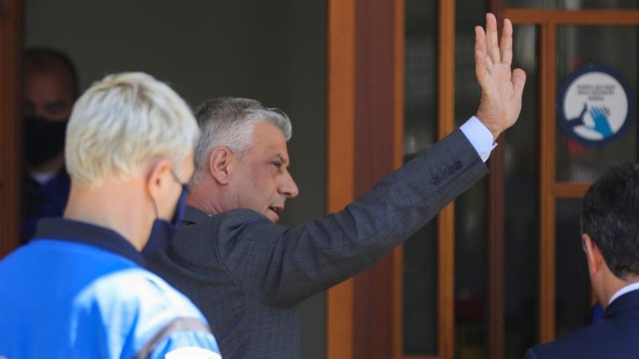 War crimes prosecutors question Kosovo leader Thaci in The Hague