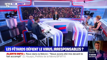 Story 3 : Des milliers de fêtards défient le virus - 13 07