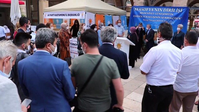 Ayasofya'nın yeniden ibadete açılması dolayısıyla lokma tatlısı ikramı - KASTAMONU