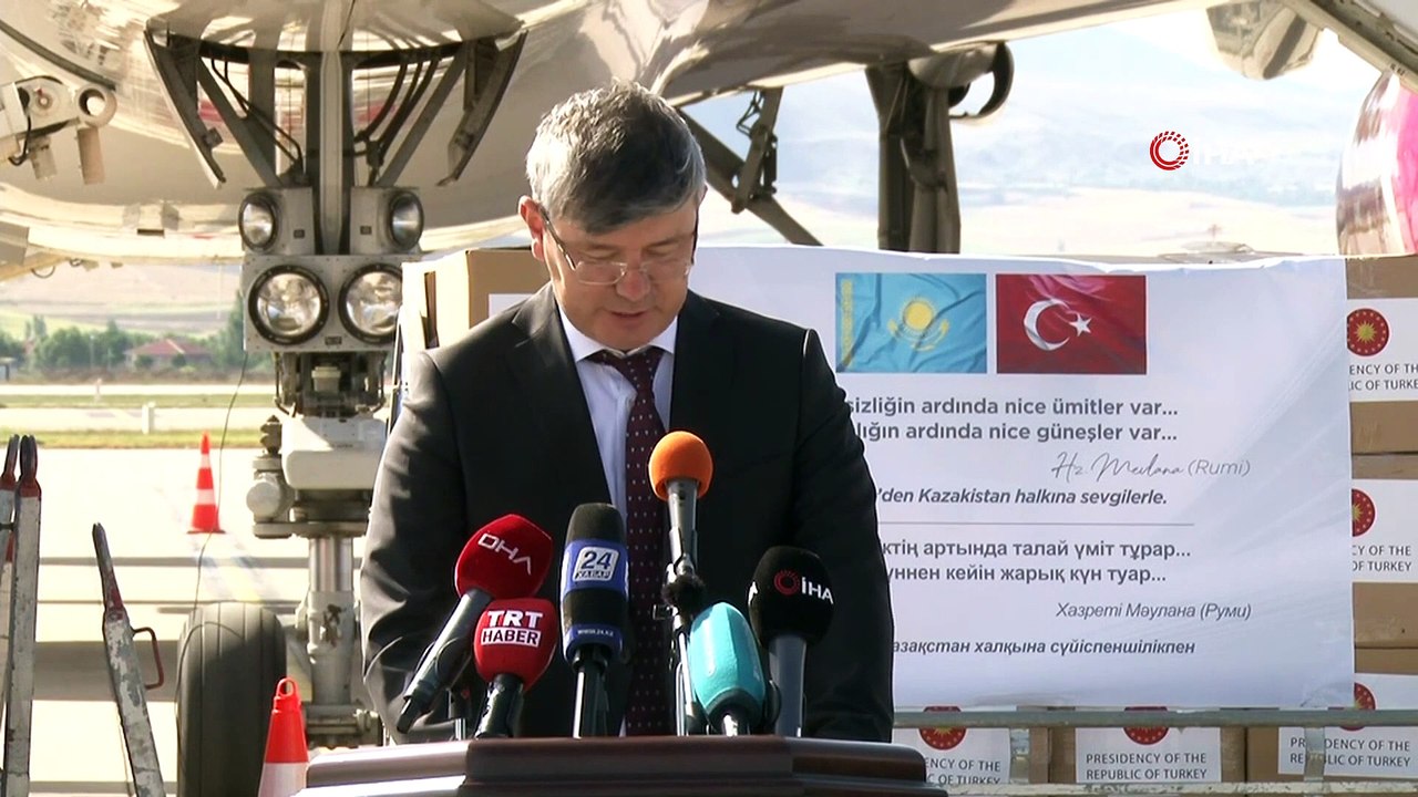 Türkiye’den Kazakistan’a Tıbbi Malzeme Yardımı
