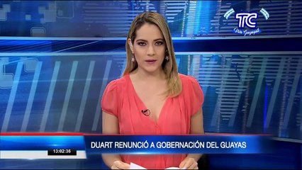 Gobernador del Guayas, Pedro Pablo Duart, presentó su renuncia irrevocable