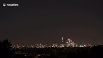 Timelapse of Comet Neowise passing over the London skyline