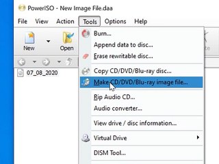 how to create iso image from windows 10 dvd