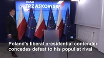Rafal Trzaskowski concedes defeat in Polish presidential election
