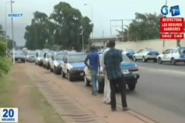 RTG/Grève des chauffeurs de taxis à Port-Gentil