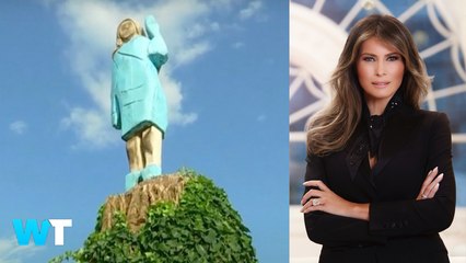 Melania Trump Statue Removed After Being Set On Fire In Slovenia