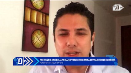 Precandidato ecuatoriano tiene como meta extradición de Correa