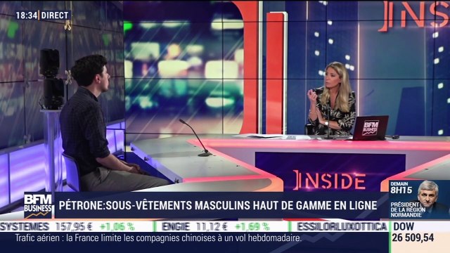 Pétrone vend des sous-vêtements masculins haut de gamme en ligne - 13/07