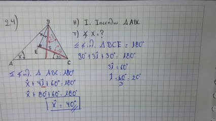 Ejercicio Nº24 Triángulos Geometría de Calvache