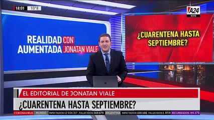 "¿Cuarentena hasta septiembre?": el editorial de Jonatan Viale