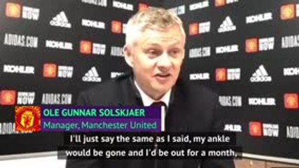 I'd have been out for a month - Solskjaer on Romeu tackle