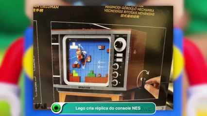 Lego cria réplica do console NES