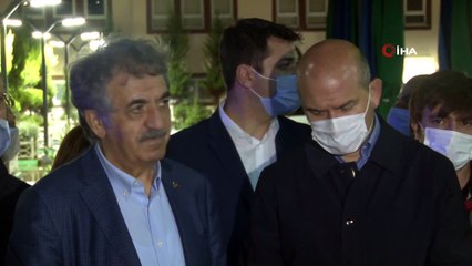 Süleyman Soylu: 'Toplam 11 yaralı söz konusu 1 de kaybımız var. Bütün ekiplerimiz bölgede çalışma yapıyor'