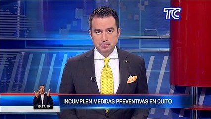 Ciudadanos hacen caso omiso a normas sanitarias en Quito
