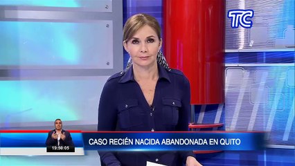 Bebé abandonada en un saco de yute en Quito recibió el alta médica