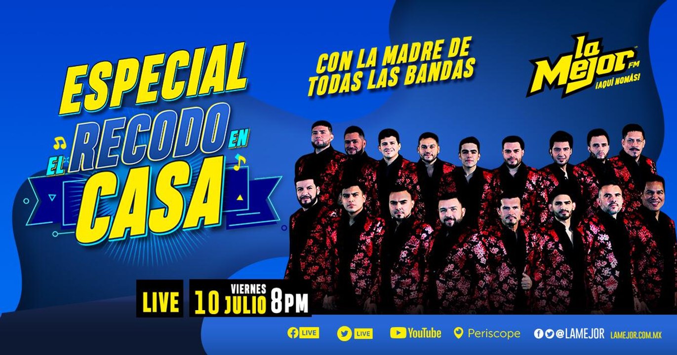 Especial Banda El Recodo desde Casa en La Cadena Internacional La Mejor