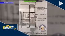 Disenyo ng barrier sa motorsiklo ng Angkas, aprubado na ng NTF Against CoVID-19