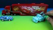 Disney Pixar Cars Lightning McQueen & Mater have fun with Modified Mack!
