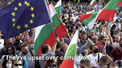 Bulgarians protest for fifth night against government