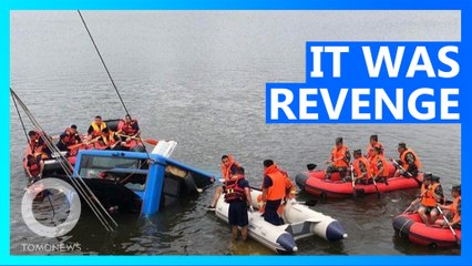 UPDATE: Bus Plunges Into Reservoir Was 'Revenge'