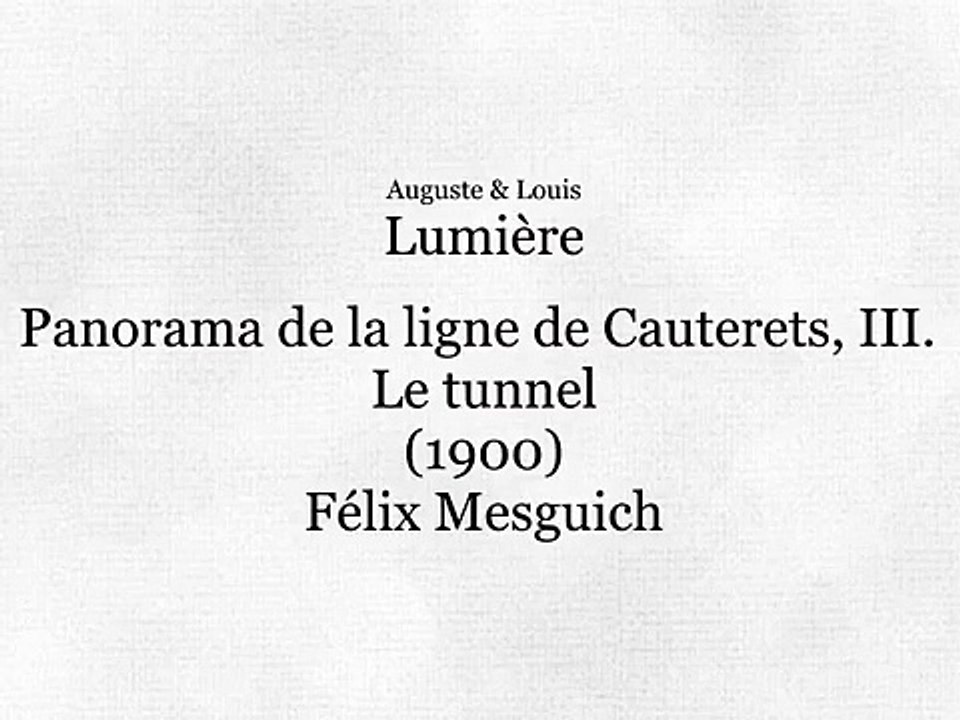 Panorama de la ligne de Cauterets, III (Panorama de la línea Cauterets, III)