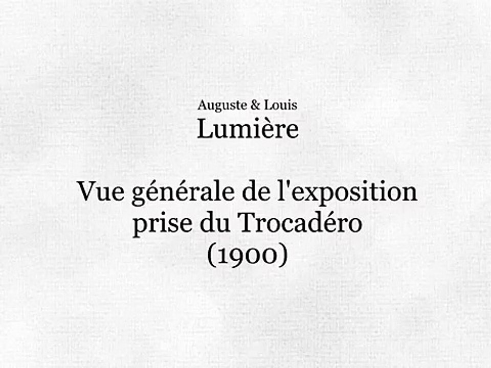 Vue générale de l’exposition prise du Trocadéro (Vista general de la exposición tomada desde Trocadéro) [1900]