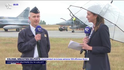 Défilé aérien du 14-Juillet: malgré 'une météo délicate', les pilotes 'vont s'adapter au mieux'
