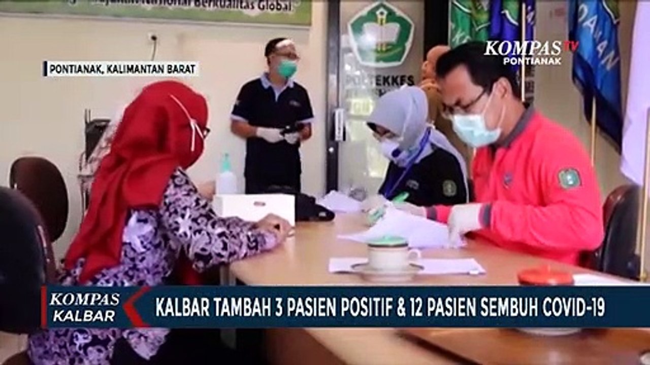 Ada 3 Pasien Positif Baru, dan 12 Pasien Sembuh Covid di Kalbar