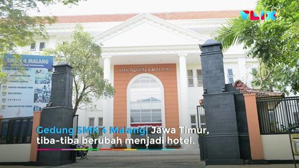 Gedung Sekolah di Malang Berubah Jadi Hotel