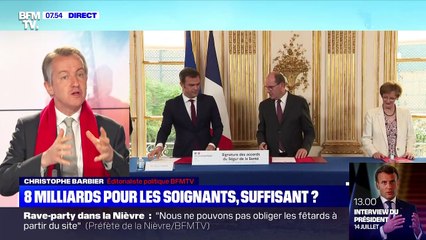 L'édito de Christophe Barbier : 8 milliards pour les soignants, suffisant ? - 14/07