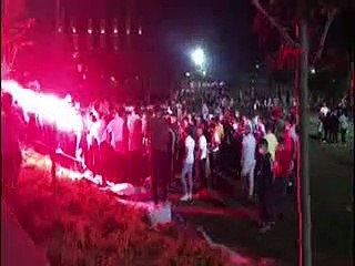 Kırıkkale'de, şampiyonluk coşkusu pandemi tedbirlerini gölgede bıraktı