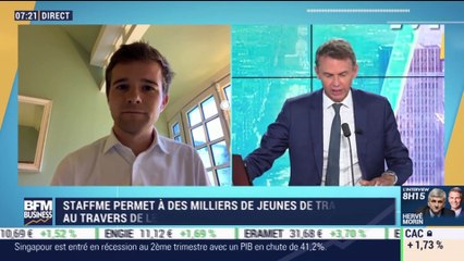 Jean-Baptiste Achard (StaffMe): StaffMe met en relation les jeunes indépendants et les entreprises - 14/07