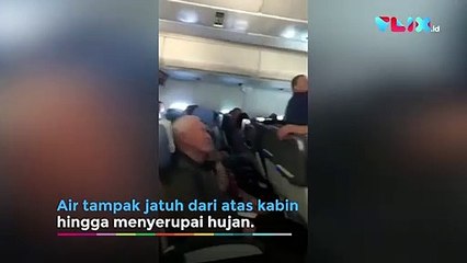Penumpang Sampai Buka Payung, Hujan Aneh di Dalam Pesawat