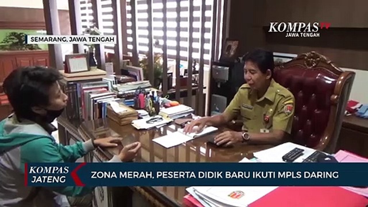 Zona Merah Peserta Didik baru Ikuti MPLS Daring