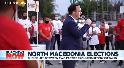 North Macedonia prepares for first election since name change - and it's going to be close