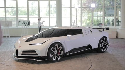 पेबल बीच कार शो 2019 में बुगाटी सेंटोडिसी डिजाइन