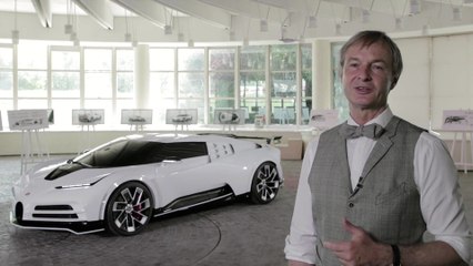 Bugatti Centodieci साक्षात्कार अचिम Anscheidt के विश्व प्रीमियर