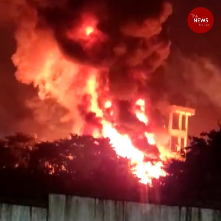 Massive fire and explosion at pharma unit in Andhra’s Visakhapatnam