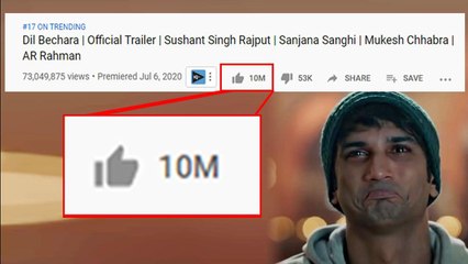 Sushant की आखिरी फिल्म Dil Bechara Trailer ने बनाया ये बड़ा रिकॉर्ड | FilmiBeat
