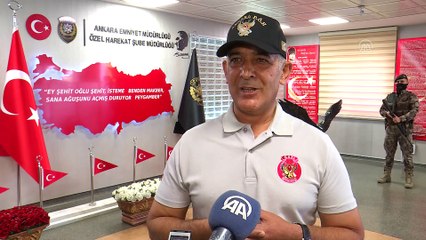 15 Temmuz'da Ankara Özel Harekat Daire Başkanlığında yaralanan polis Atilla Tetik (2) - ANKARA