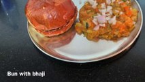North India famous dish pav bhaji...made with vegetables  must try...with English subtitles