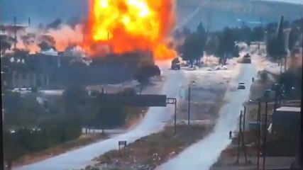 İdlib'de Türk - Rus konvoyuna bombalı saldırı