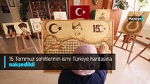 15 Temmuz şehitlerimiz için duygulandıran çalışma