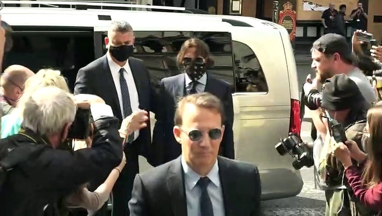 Depp arrives for day six of libel case