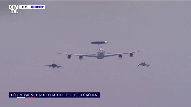 14-Juillet: le défilé aérien se poursuit après le passage de la Patrouille de France