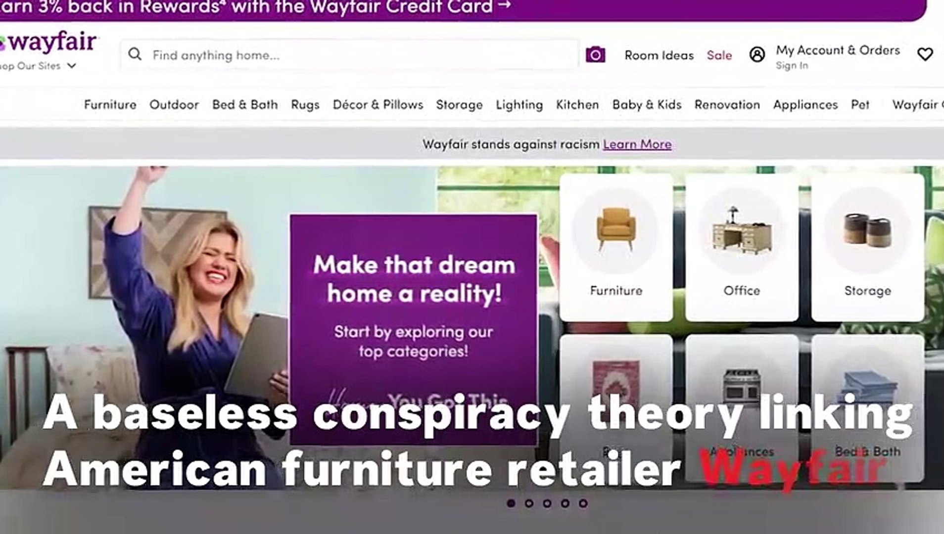 What To Know About The Wayfair Conspiracy Theory About Child Sex  Trafficking And Expensive Cabinets