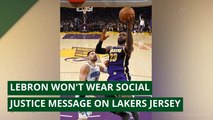 LeBron won't wear social justice message on Lakers jersey, and other top stories from July 14, 2020.