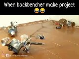 When backbencher make project funny video,, comedy scene 2020 new,,