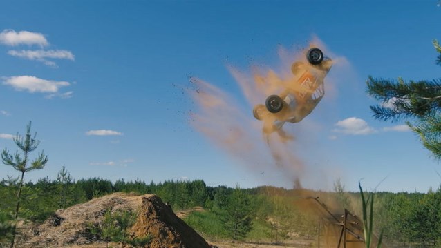 Russian Daredevils Land Backflip In A Car